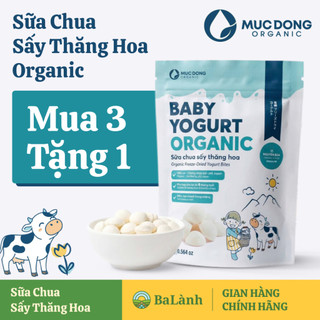 Sữa Chua Sấy Thăng Hoa Organic Vị Nguyên Bản 16g - Snack Cho Bé Dễ Tan Trong Miệng