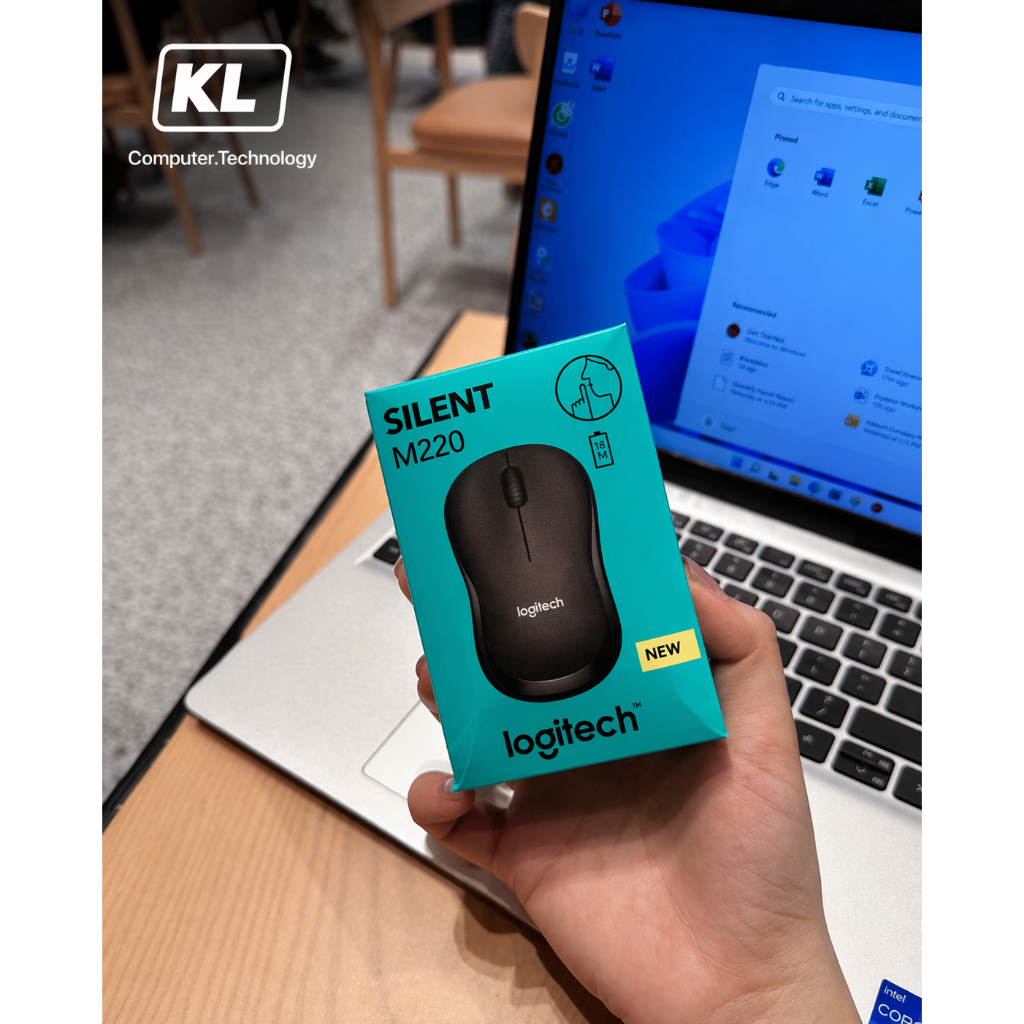 CHUỘT KHÔNG DÂY LOGTECH M220, A09, L06, DAREU LM106G, G102 và L102 khiến cho văn phòng im lặng