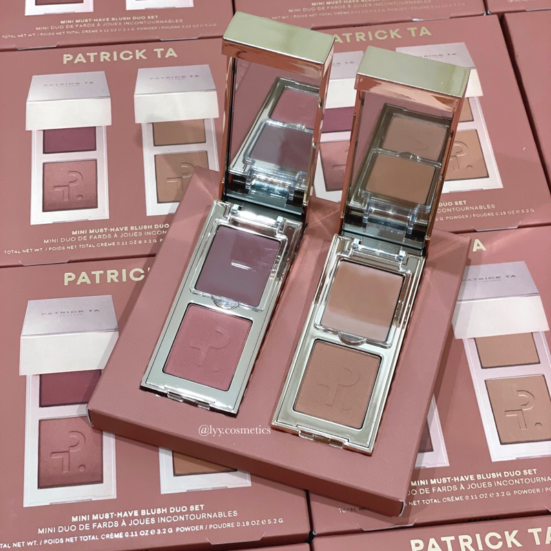 Set Má Hồng Patrick Ta Cream & Powder Duo Mini