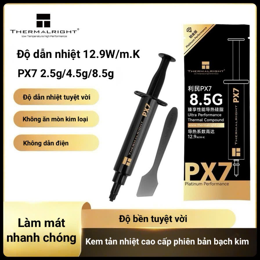 Kem tản nhiệt Thermalright PX7 12.9W/m.K cao cấp cho CPU GPU Laptop PC Keo tản…
