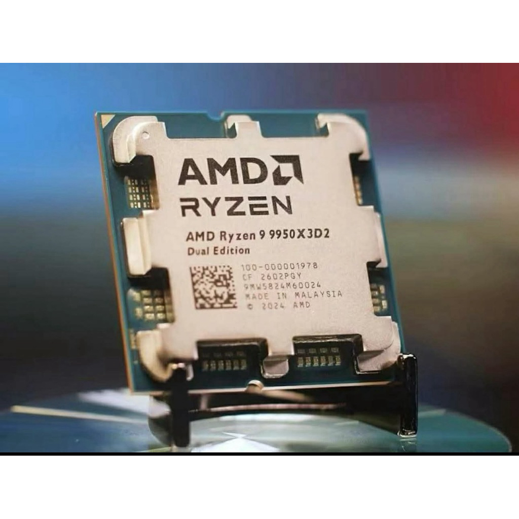 [FULL VAT] CPU AMD Ryzen 9 9950X3D2 Tray new Dual Edition AM5, 16 nhân/32 luồng, X3D Cache