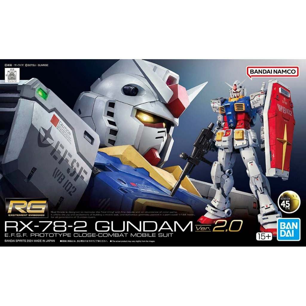 Bandai RG 1/144 RX-78-2 Gundam Ver.2.0-4573102671554