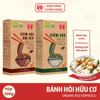 Bún gạo hữu cơ / Bún gạo lứt hữu cơ 200g Bích Chi
