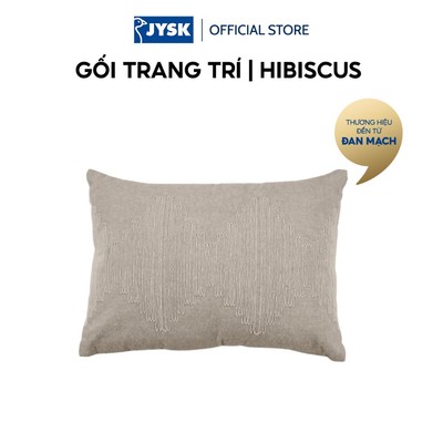 Gối trang trí | JYSK HIBISCUS | cotton | be/nâu | R35xD50cm