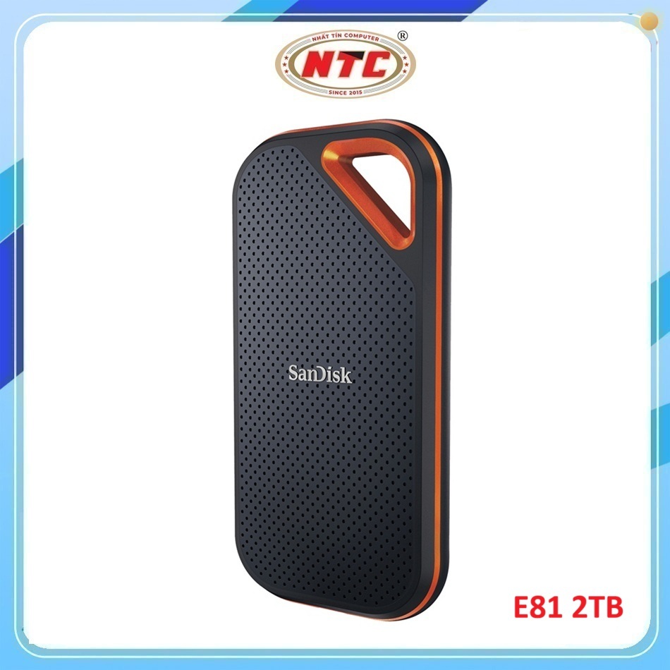 Ổ cứng di động External SSD Sandisk Extreme Pro V2 E81 2TB USB 3.2 Gen 2 2000MB/s - SDSSDE81-2T00-G2