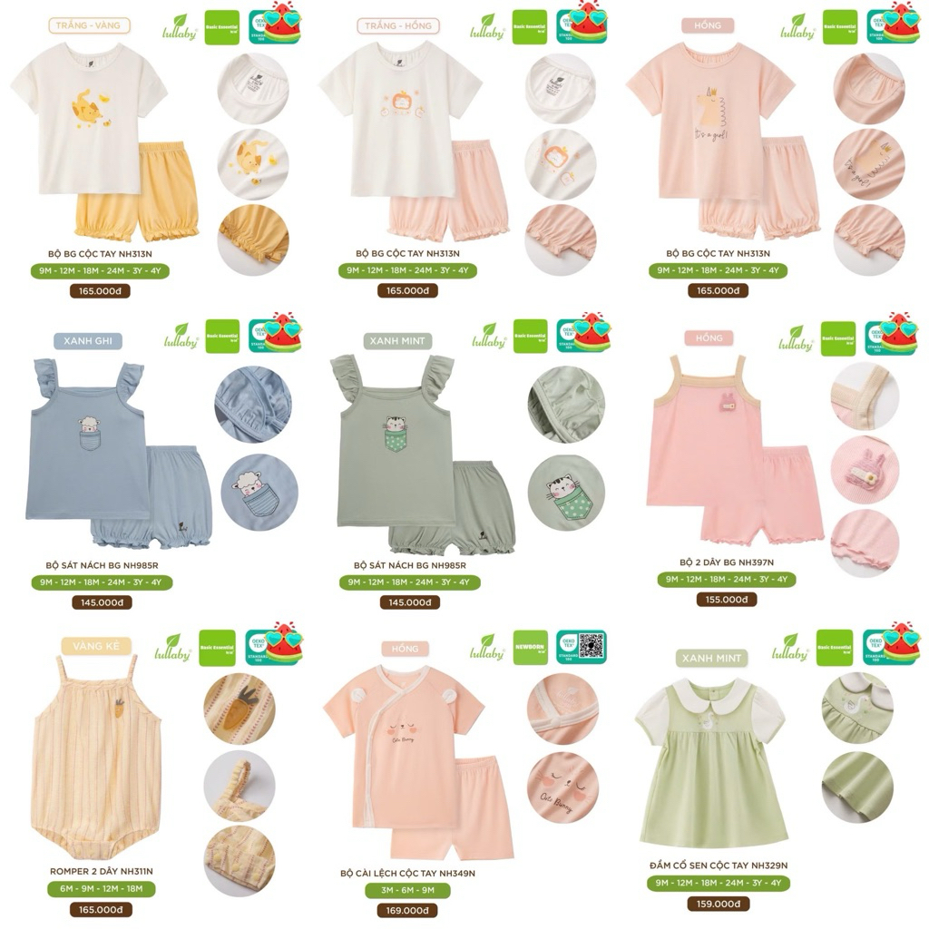 [ LULLABY ] Xả bộ cộc tay cho bé