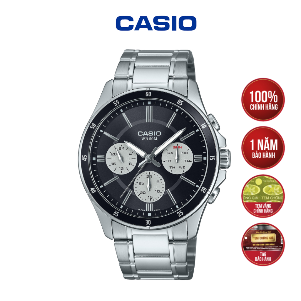 Đồng Hồ Casio MTP-1374D-1A3VDF Hàng Chính Hãng