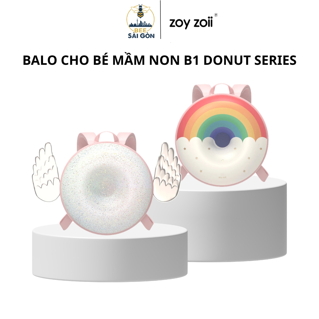 Balo Cho Bé Donut Series Backpack B1 Cao Cấp Zoyzoii - Balo Cho Bé Donut Series Backpack B1 Chính Hã