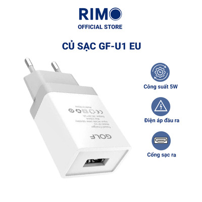 Củ sạc Golf GF-U1 1 cổng USB-A