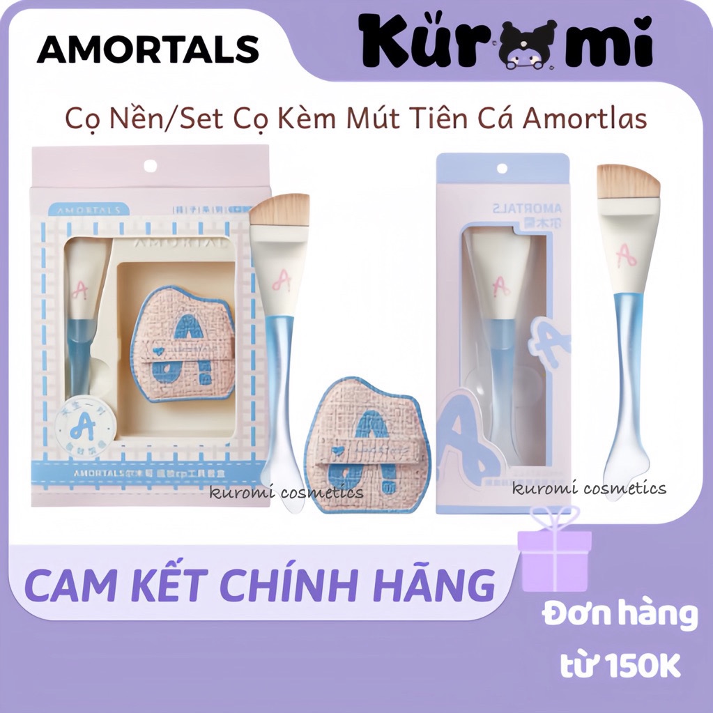 Cọ Tán Nền Tiên Cá AMORTALS, Cọ dàn nền AMORTALS, Tạo Lớp Nền Mỏng Mịn Tự Nhiên, Không Gây Vệt Kem K