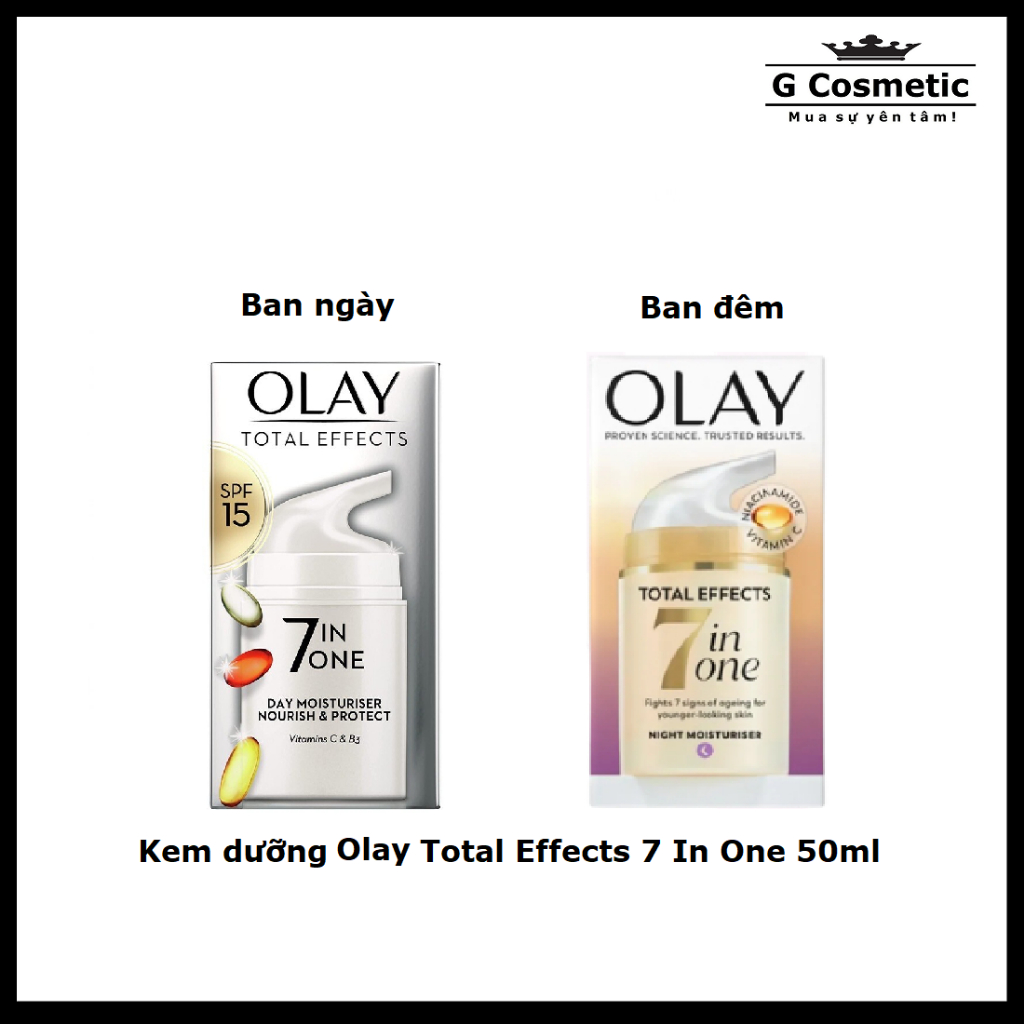 Kem dưỡng Olay 7 In One 50ml (Ban ngày, ban đêm)