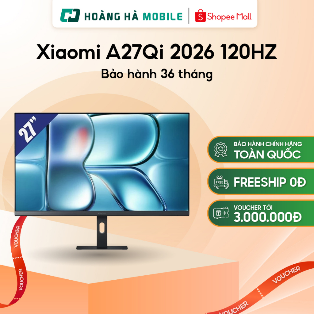 Màn hình Xiaomi A27Qi 2026 (ELA6568EU) / Xiaomi A27i 2026 (ELA6410EU) - Chính hãng