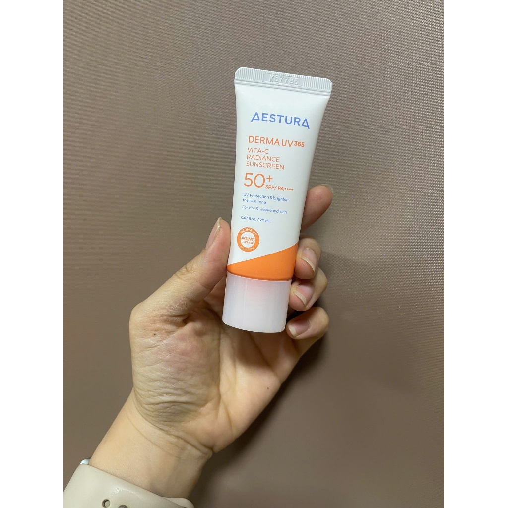 Kem Chống Nắng Aestura Derma UV 365 Vita-C Radiance 20ml