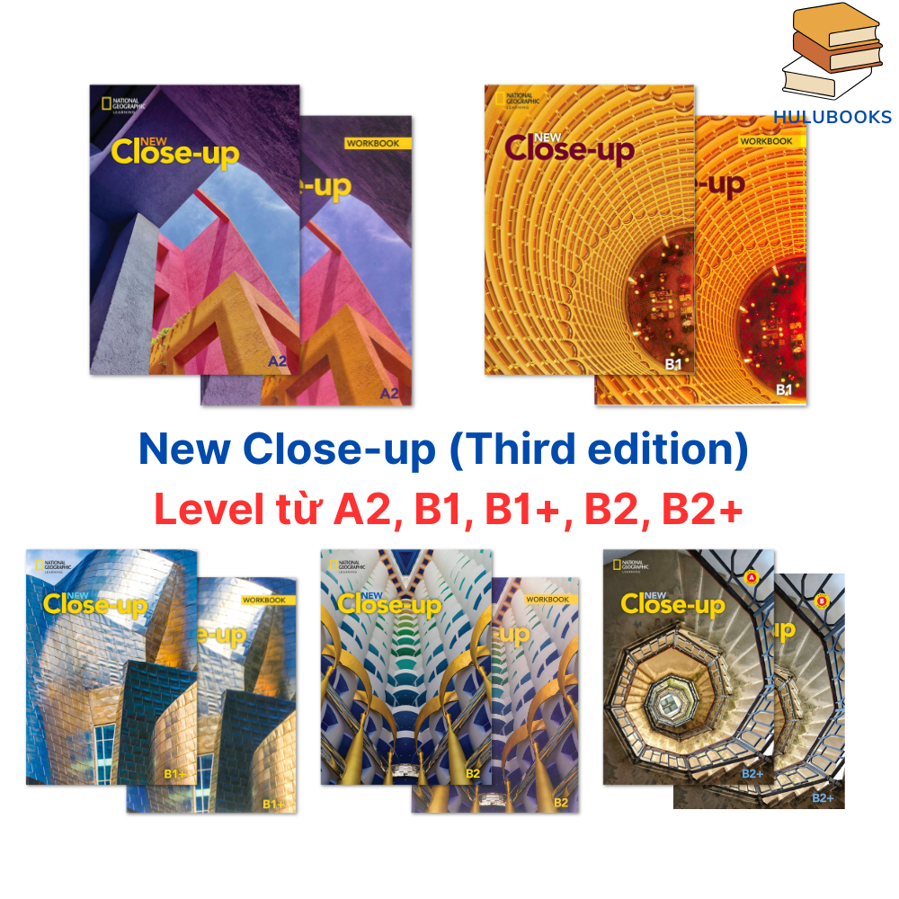 Sách - New Close-up (Third edition) - level A2, B1, B1+, B2, B2+ - Tặng kèm audio,video