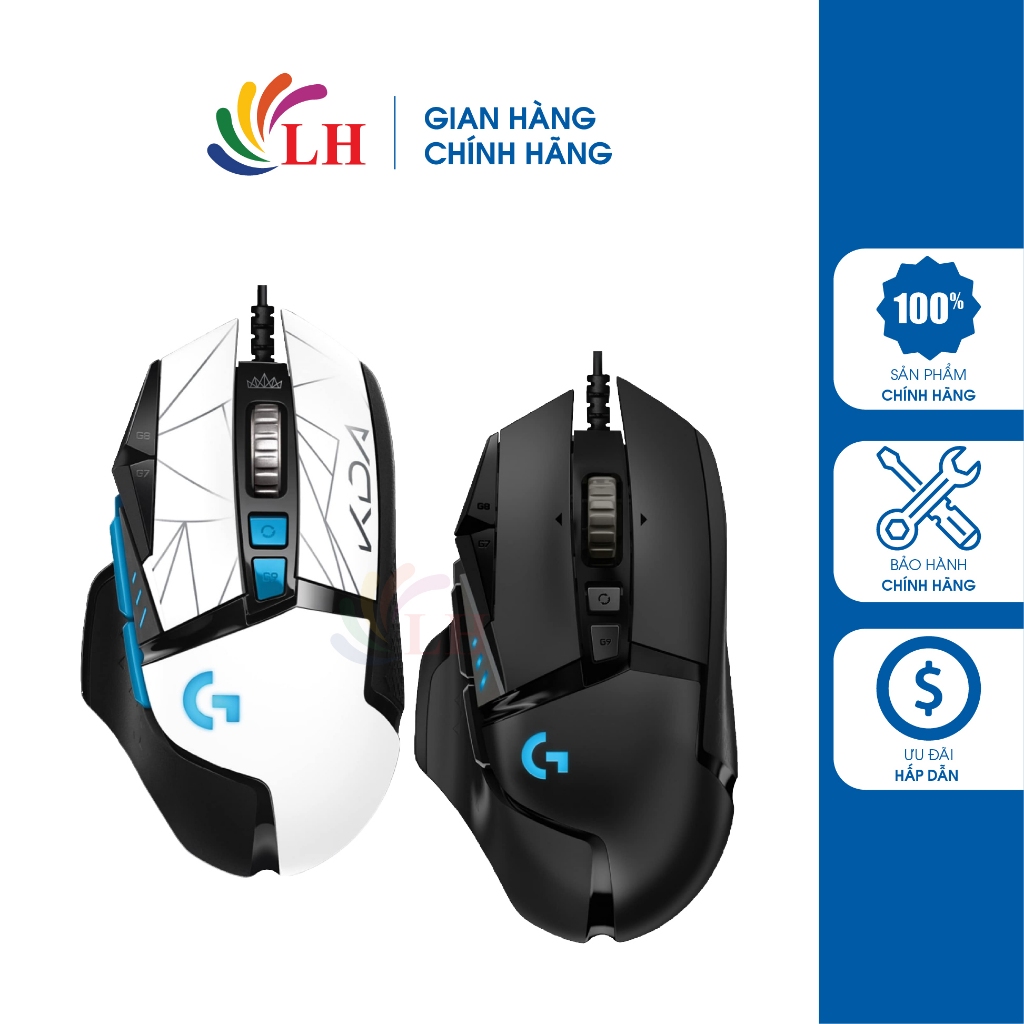 Chuột có dây Logitech G502 Hero - Hàng chính hãng