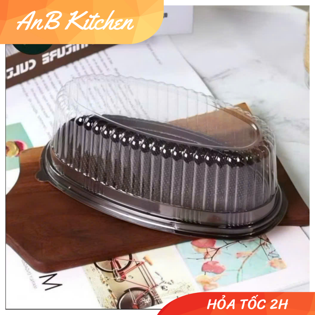 [Hàng Dày Dặn] Hộp Nhựa Oval F70 - Hộp Oval Đựng Bánh Phô Mai Tan Chảy, Bánh Bò Thốt Nốt, Bánh Mì Ho