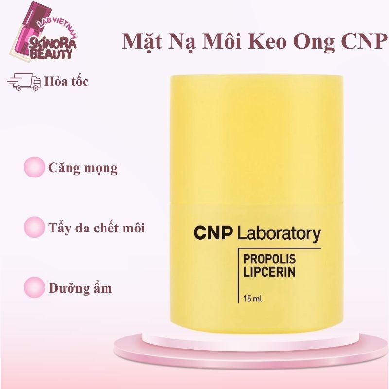 Dưỡng Môi CNP Dưỡng Ẩm Môi Mặt Nạ Dưỡng Môi CNP Keo Ong Laboratory Làm Căng Mọng 15ml - Skinora Beau