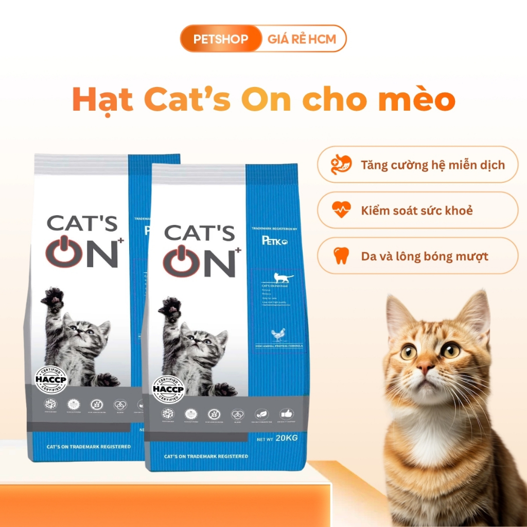 Hạt thức ăn mèo Cat's On 20kg-PSGR