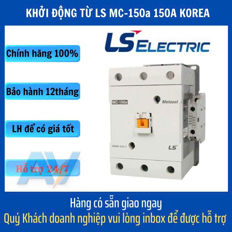 MC-150a, Contactor LS MC-150a 220V 150A 75kW 2NC+2NO