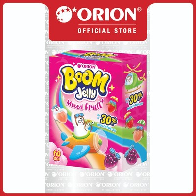 [ĐỘC QUYỀN] Kẹo dẻo Boom Jelly THẠCH Orion MIX VỊ hộp 60 gói (750g)