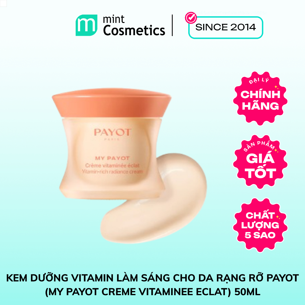 KEM DƯỠNG VITAMIN LÀM SÁNG CHO DA RẠNG RỠ PAYOT (My Payot Creme Vitaminee Eclat) 50ML