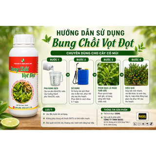 BUNG CHỒI VỌT ĐỌT CÂY ĂN TRÁI (chai 500ml)