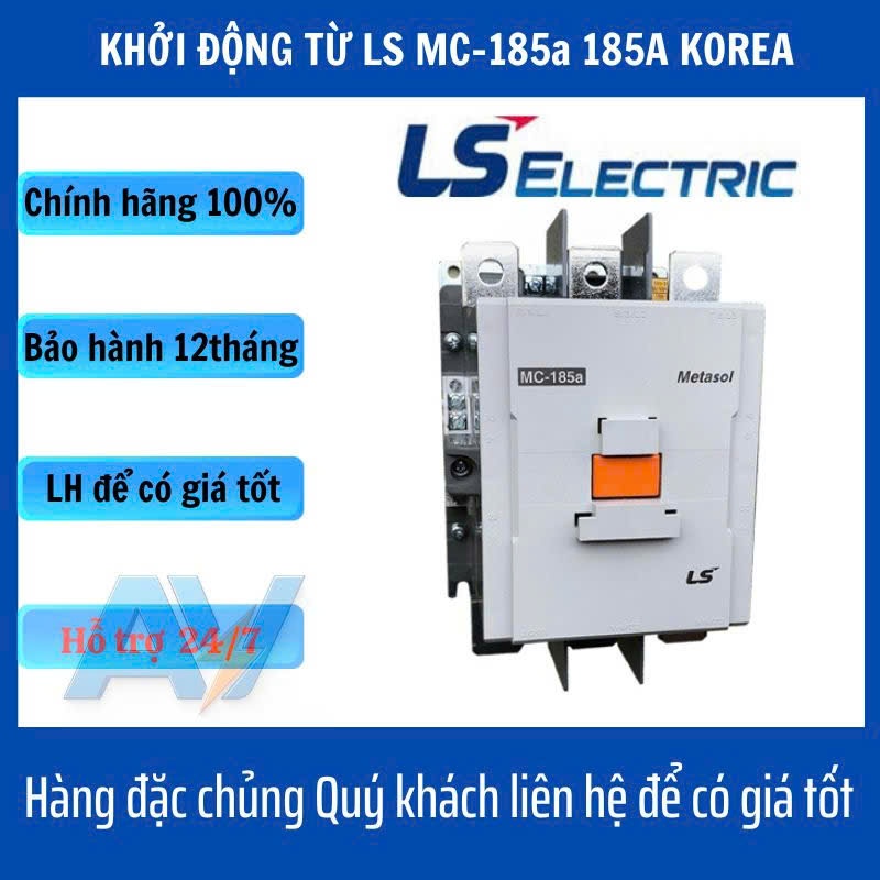 MC-185a, Contactor LS MC-185a 220V 185A 90kW 2NC+2NO