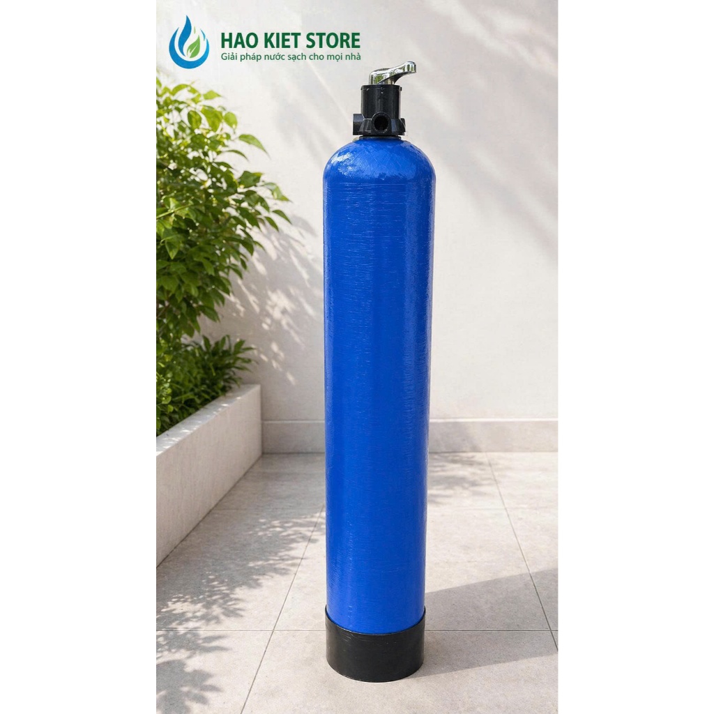 Cột lọc thô Composite 1054 full vật liệu lọc van 3 ngã