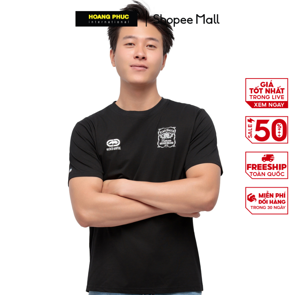 Áo Thun Tay Ngắn Nam Form Regular Fit Ecko Unltd IF24-90002