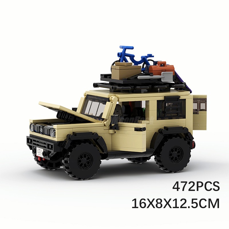 Mô hình xe Suzuki Jimny lắp ráp speed champion 8 stud trưng bày đồ chơi DIY làm quà tặng cho bé trai