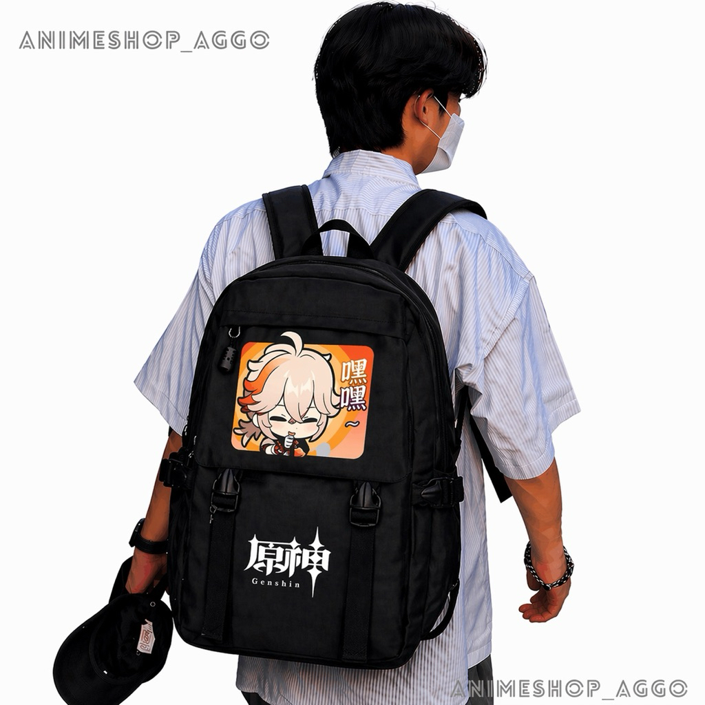 Balo Đi Học In Hình Game GENSHIN IMPACT Mẫu Mới Chất Đẹp