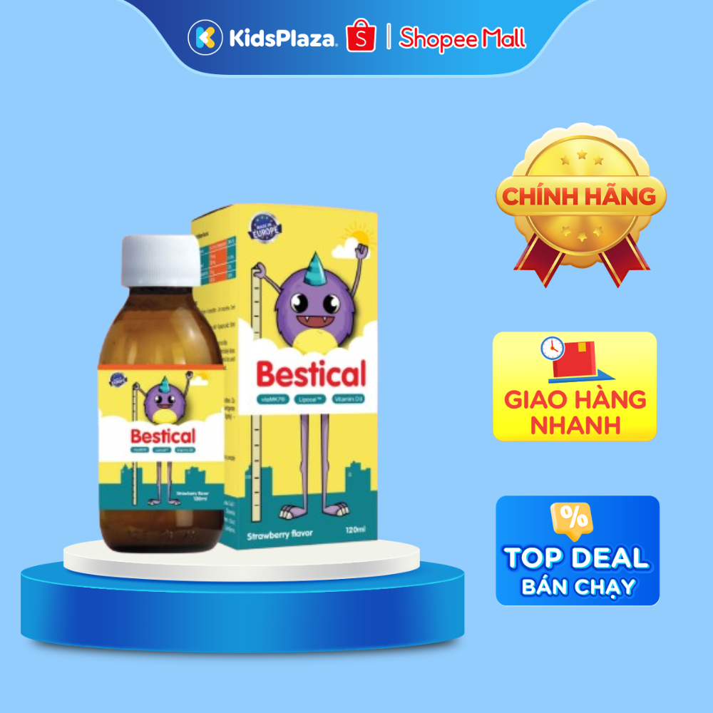 [NEW] Canxi Bestical sinh học D3 K2 120ml cho bé trên 4 tháng
