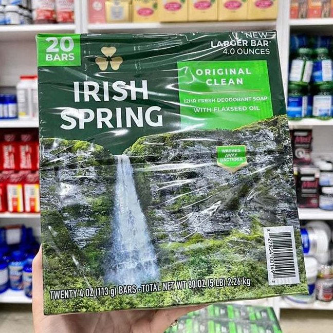 Xà bông thơm Irish Spring của Mỹ lốc 20 cục