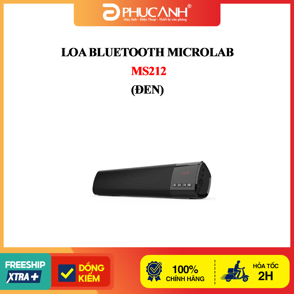 Loa Bluetooth Microlab MS212 (Đen)