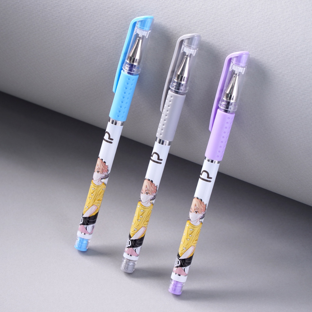 Bút Gel Nắp ClassMate Mực Xanh/Đen/Tím Mực Đều Nét Trơn, Dành Cho Học Sinh CL-GP107