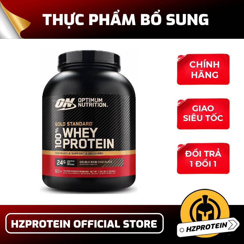 OPTIMUM NUTRITION GOLD STANDARD 100% WHEY PROTEIN - SỮA TĂNG CƠ CHẤT LƯỢNG (5 LBS)