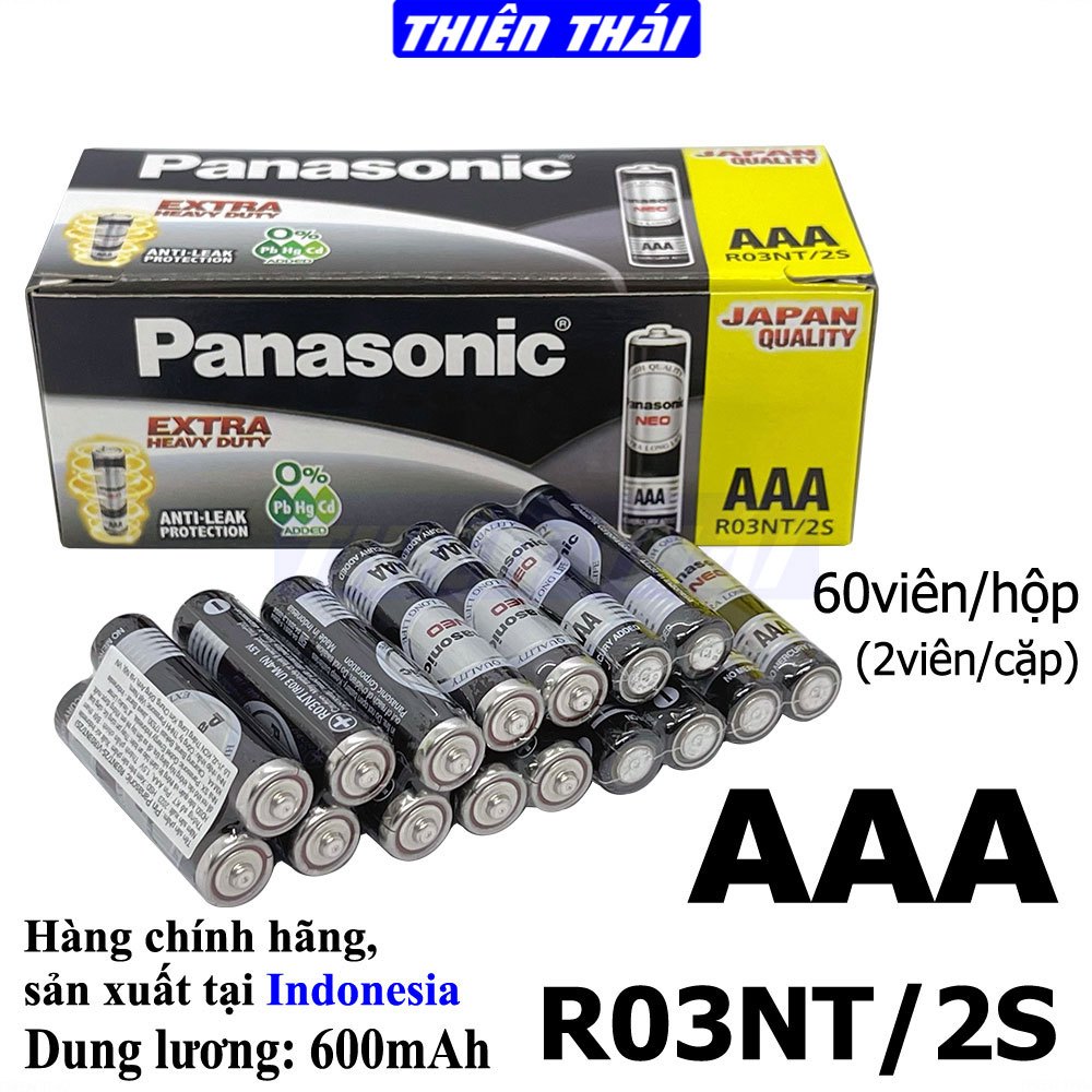 【Lẻ 10 viên】pin AAA Panasonic R03NT/2S,pin đũa hàng chính hãng SealPower R03SU/2S