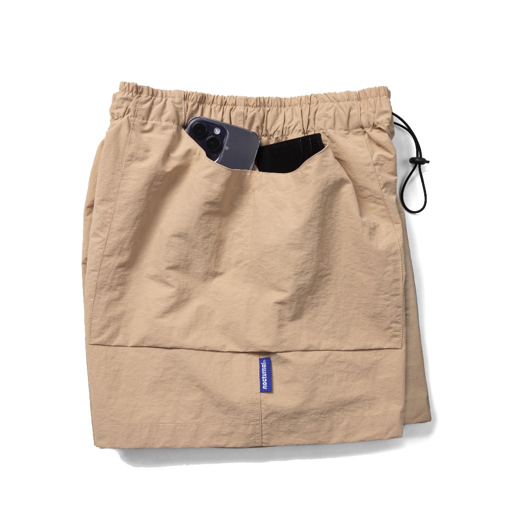 Quần Short Dù Form Ngắn Trên Gối NOCTURNAL Twin Pocket Parachute Short Unisex Nam Nữ Local Brand Túi Đôi Kháng Nước | BigBuy360 - bigbuy360.vn