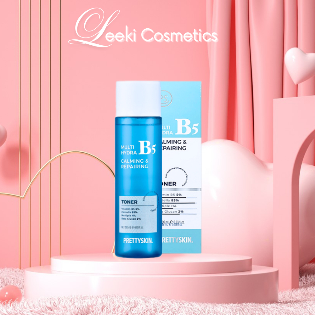Nước Hoa Hồng Phục Hồi B5 Prettyskin Multi Hydra B5 Calming & Repairing Toner 205ml