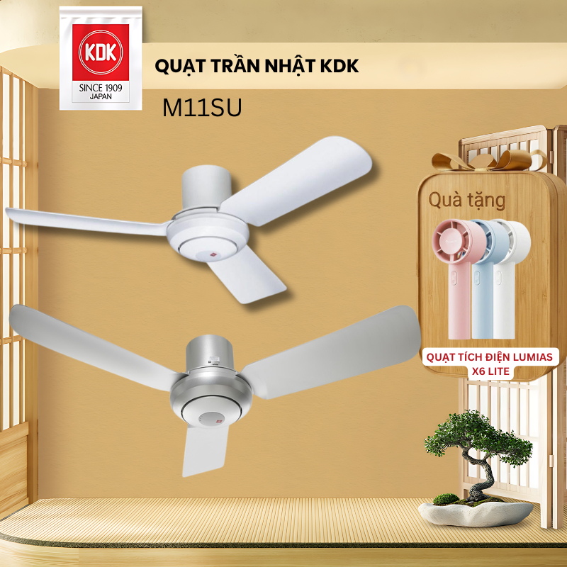 Quạt Trần Nhật KDK M11SU - Bảo Hành Chính Hãng KDK