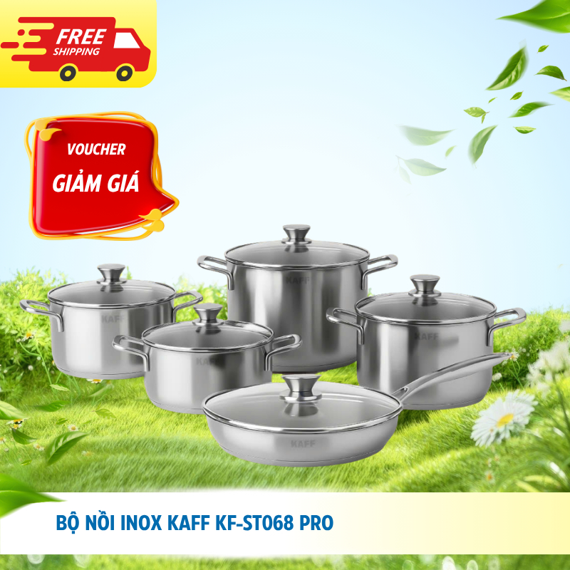 Bộ nồi inox KAFF KF-ST068 Pro