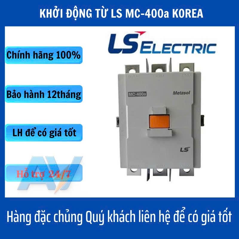 MC-400a, Contactor LS MC-400a 220V 400A 200kW 2NC+2NO