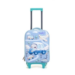 Vali Kéo Trẻ Em Hoppi Hình Ô Tô 3D Cao Cấp  Xanh Dương