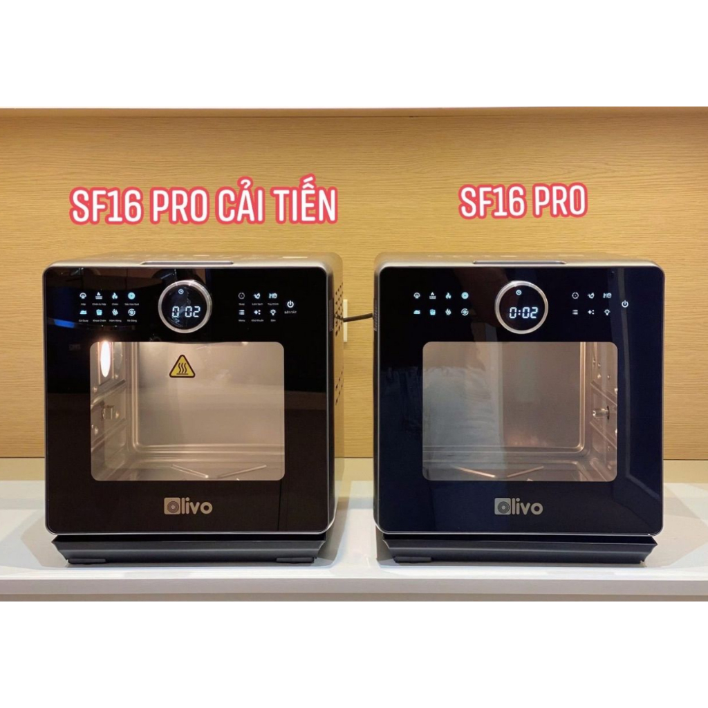 Nồi Chiên Hơi Nước OLIVO SF16 PRO, Bản 2026 Có Tiếng Việt - 70 Chức Năng Nấu
