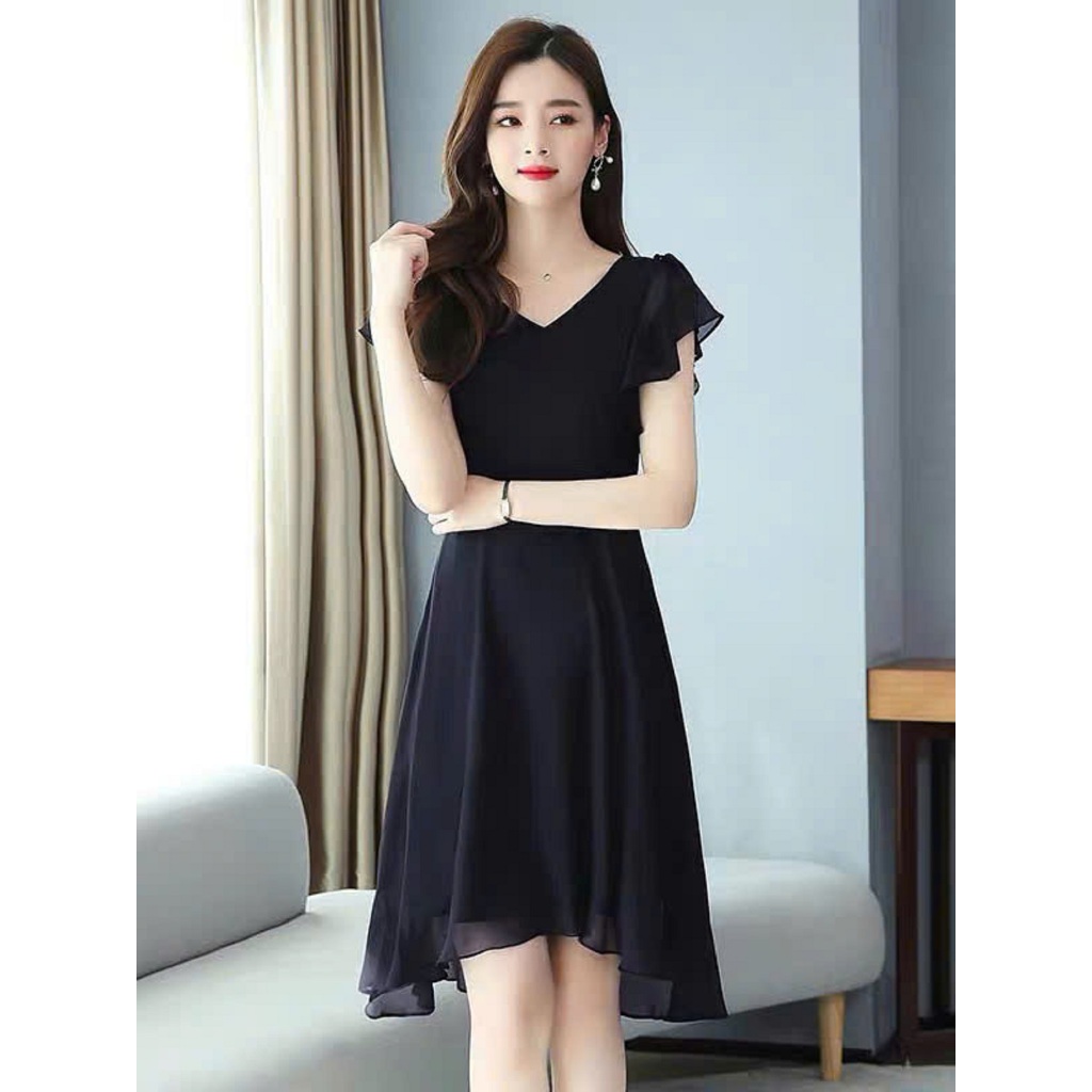 Đầm Bigsize Tú Mỡ Đầm Bigsize Nữ Thiết Kế Kiểu Xòe Chiffon,Trẻ Trung Đi Làm Dạo Phố Đủ Size 45-80kg DA0466 | BigBuy360 - bigbuy360.vn