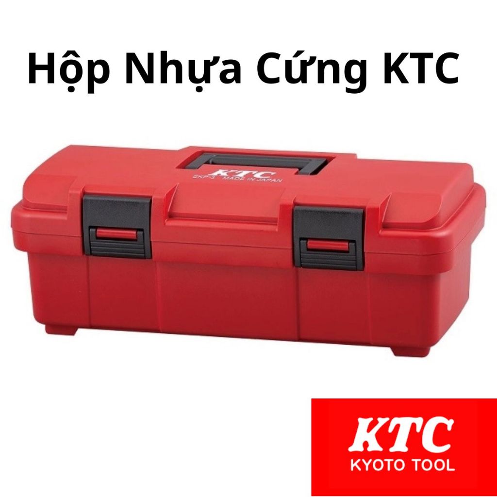 Hộp Nhựa Đựng Dụng Cụ KTC Nhật Bản EKP-3 | Thùng Đồ Nghề 2 Ngăn Chống Va Đập