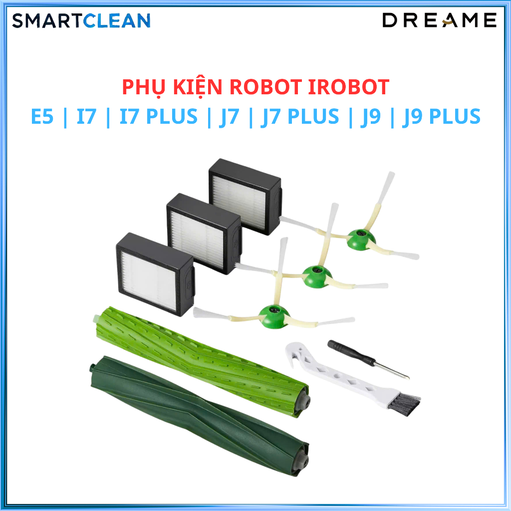 Phụ kiện robot hút bụi iRobot i7/ i7 plus | J7/ J7 plus | J9/ J9 plus | E5