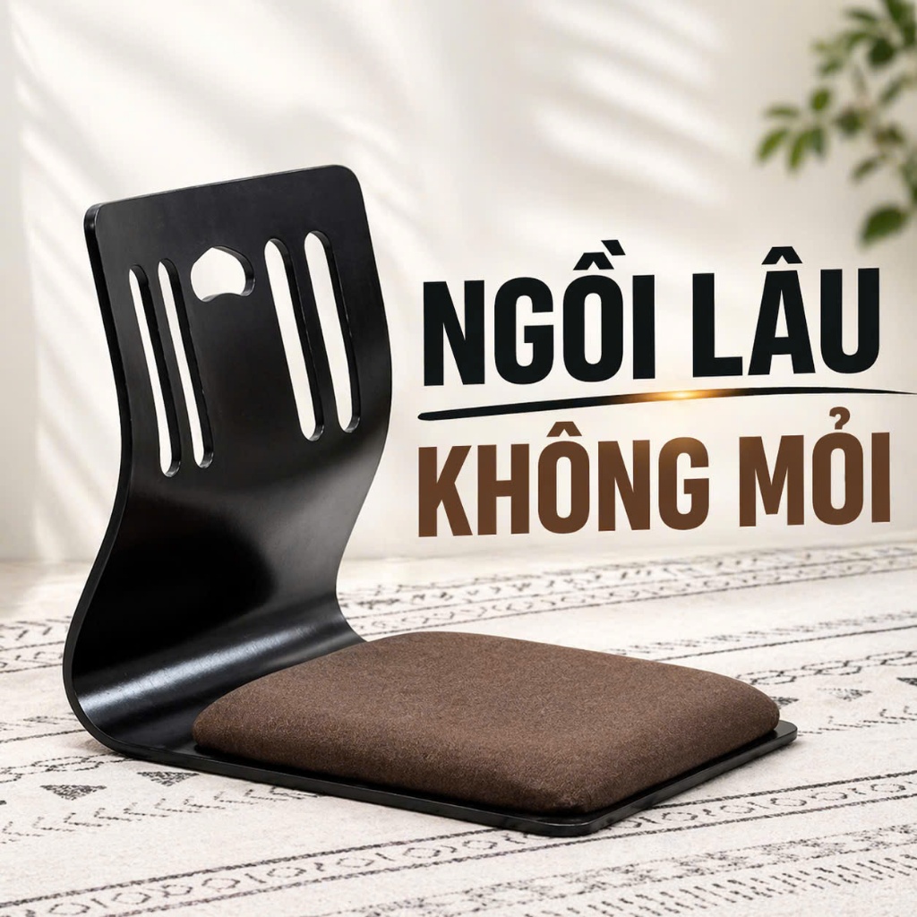 Combo 2 Ghế bệt gỗ kiểu nhật D227 ( Hàng nhập khẩu )