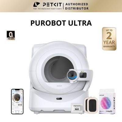 [New 2026] Máy Vệ Sinh Cho Mèo, Máy Dọn Phân Mèo Tự Động PETKIT PUROBOT ULTRA Có Camera AI
