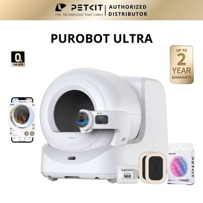 Máy Vệ Sinh Tự Động Cho Mèo PETKIT PUROBOT ULTRA, PUROBOT MAX PRO, Pura X, Máy Dọn Phân Mèo